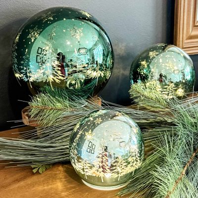 Twilight Trees LED Globes, Set/3
