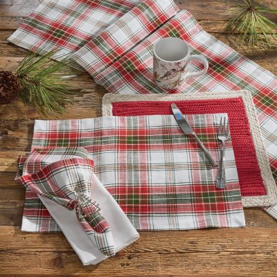 Fraser Plaid Placemats, Set/4