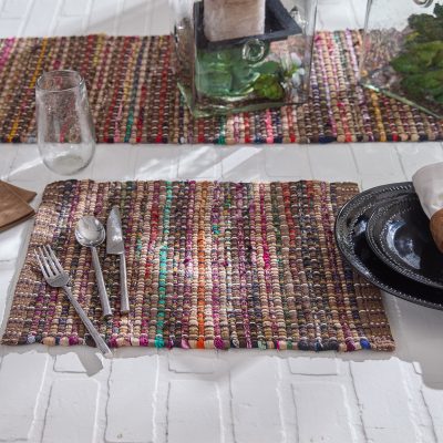 Soho Black Placemats, Set/4