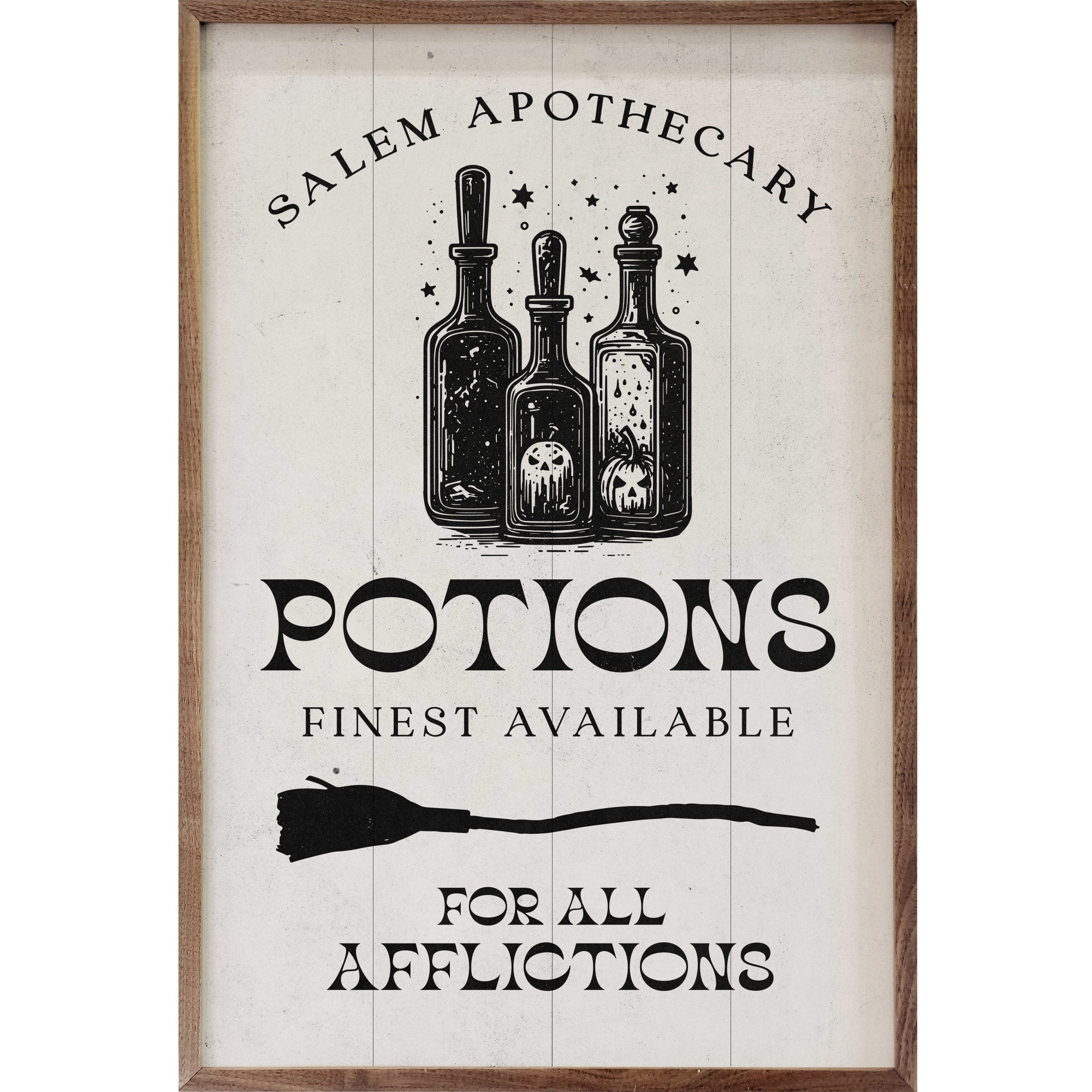 Potions Finest Available Wooden Sign – Choose Black or White
