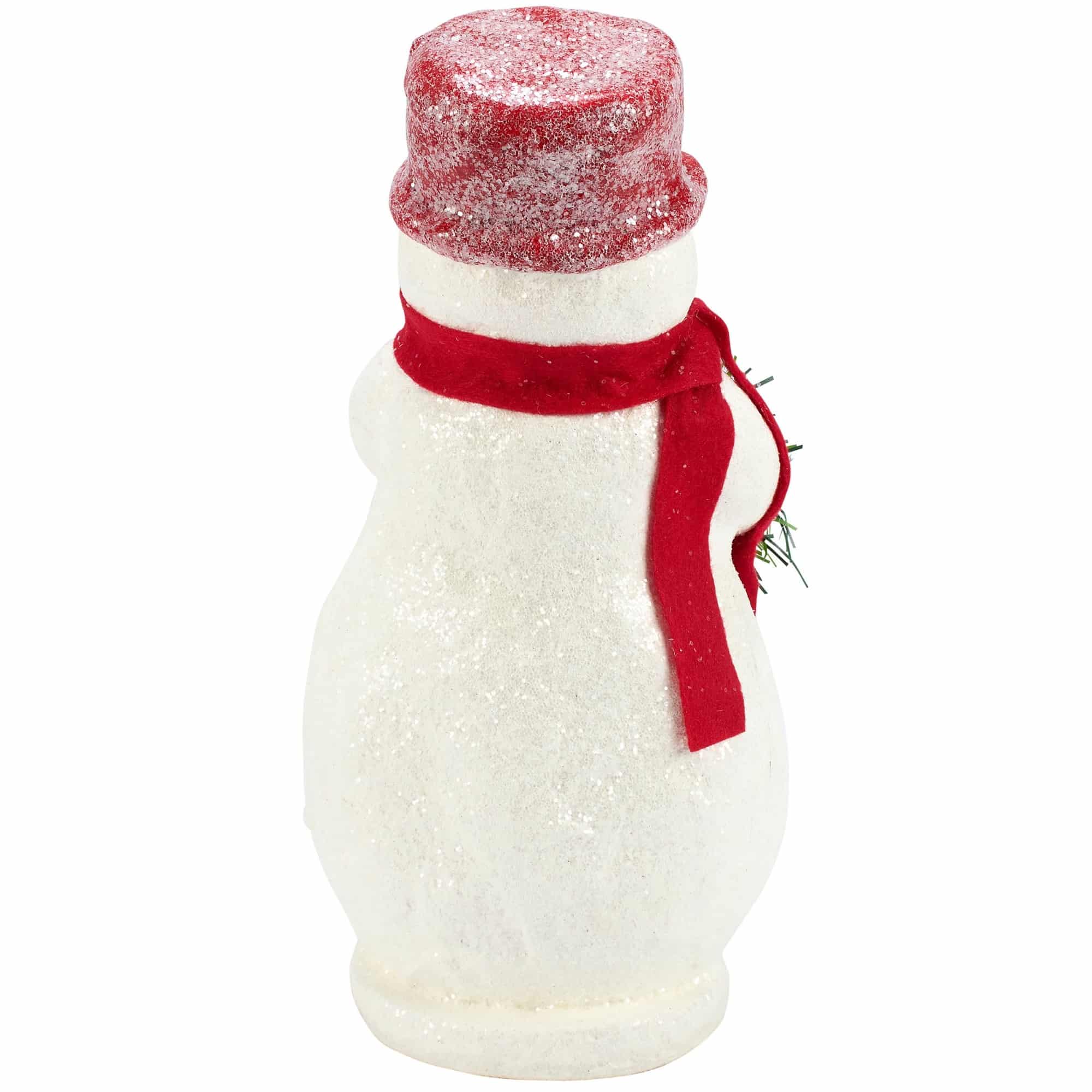 Miss Merry Mistletoe Retro Snow Woman Figurine - Image 4