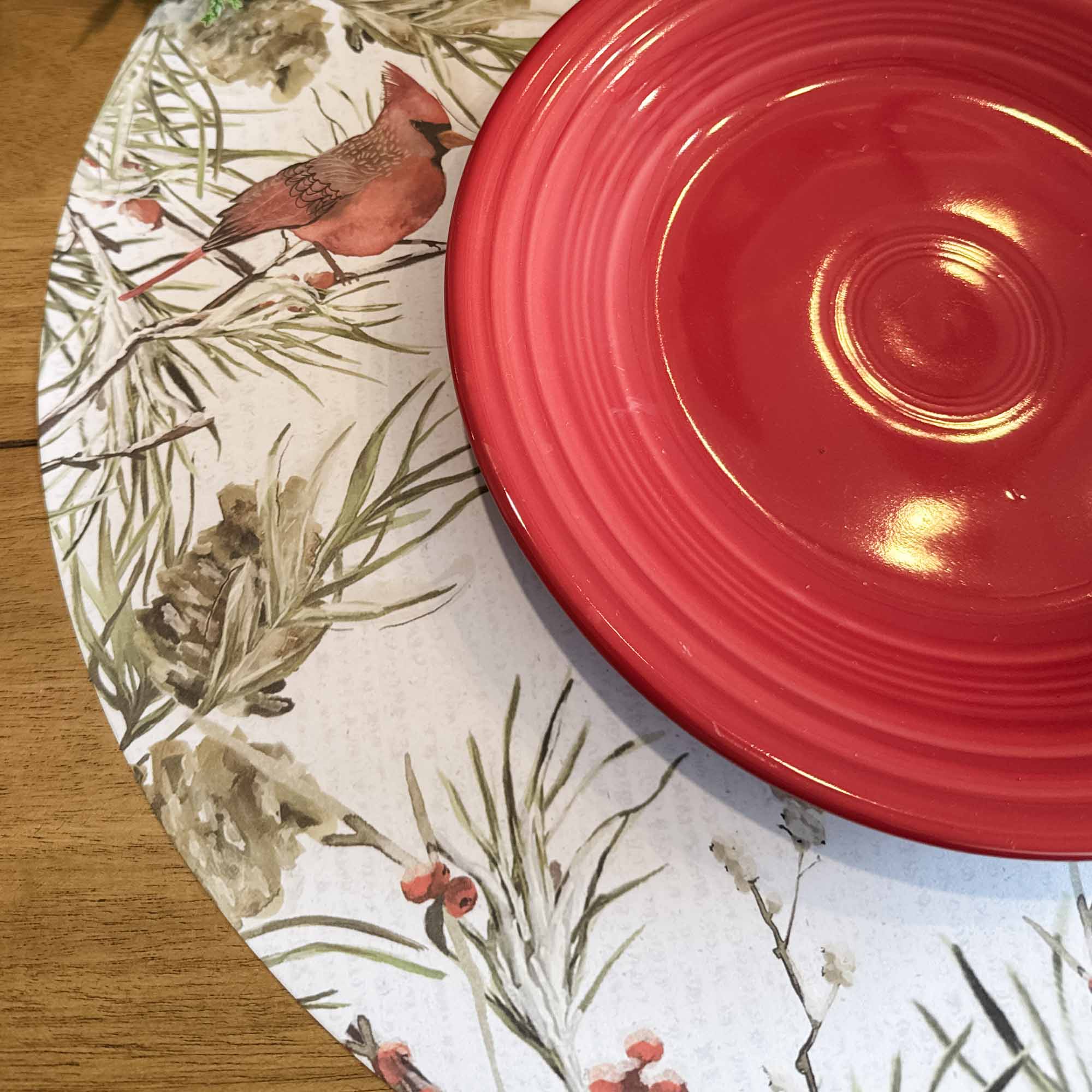 Snowy Birds Paper Placemats, Set/24 - Image 4