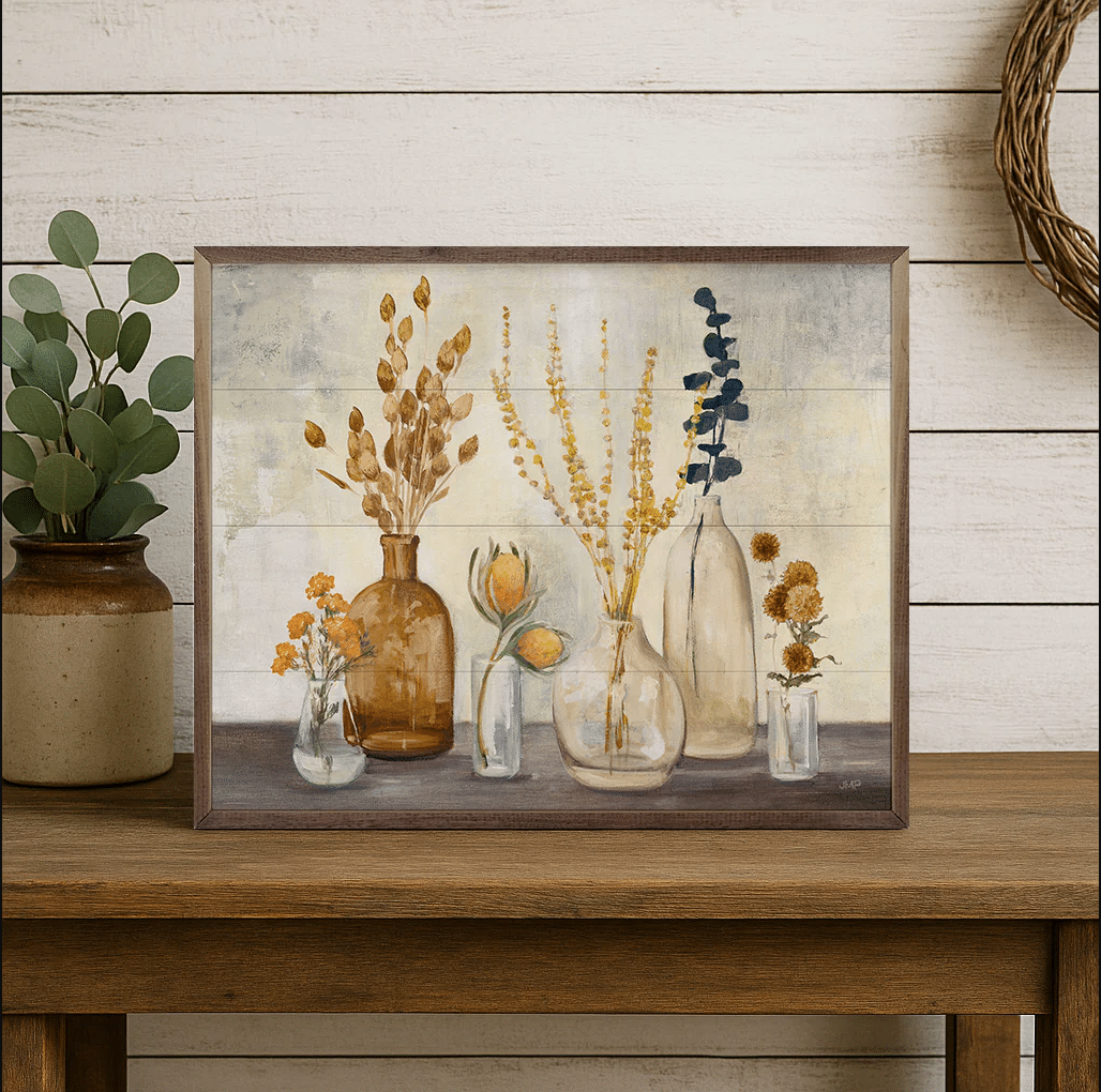 Autumn Greenhouse Amber Wooden Sign - Image 3