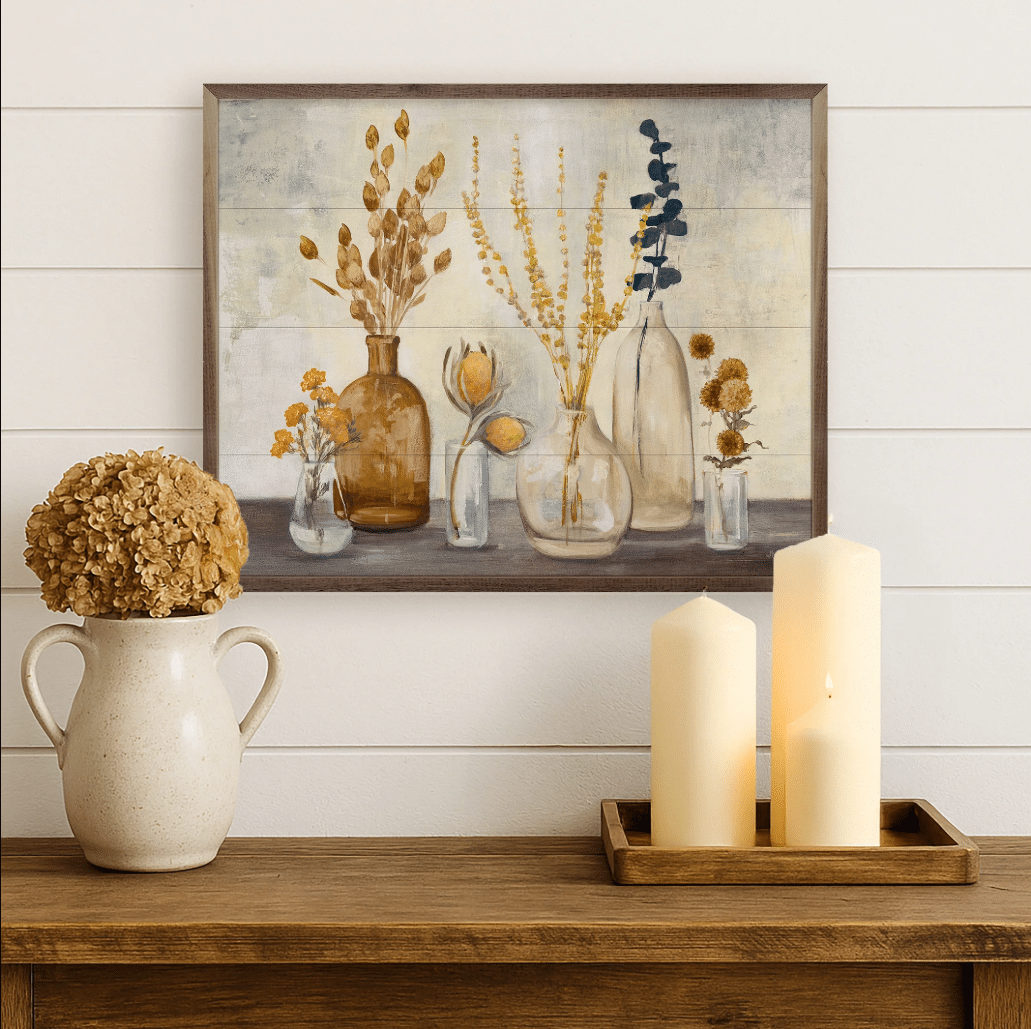 Autumn Greenhouse Amber Wooden Sign - Image 4